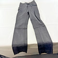 Vintage G.MAC Scottish Leather Jeans Trousers Super Skinny W24" L30" Lace Up Fly