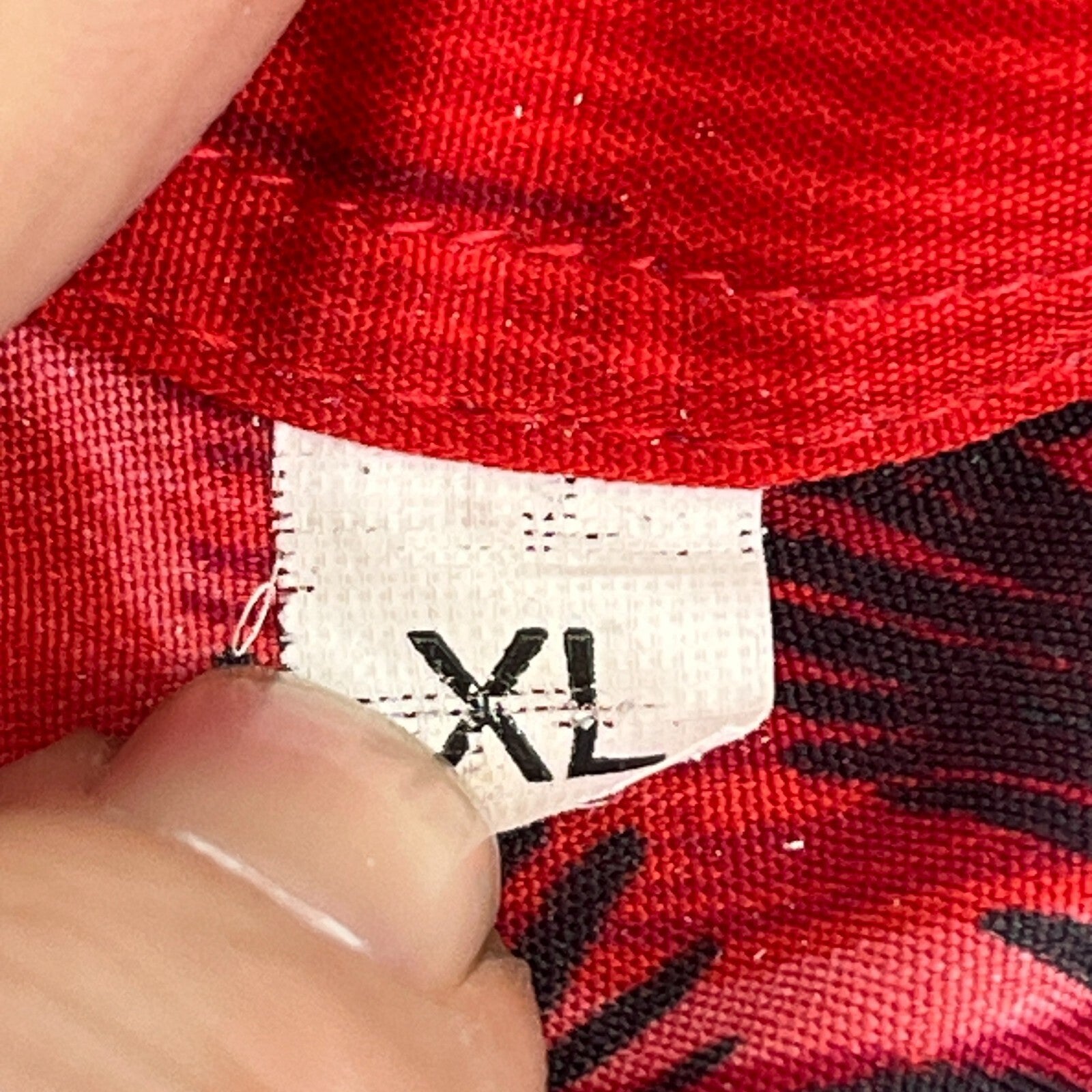 Loud Men's Red Floral Palm Hawaiian Shirt Designer Holiday Short Sleeve size XL
