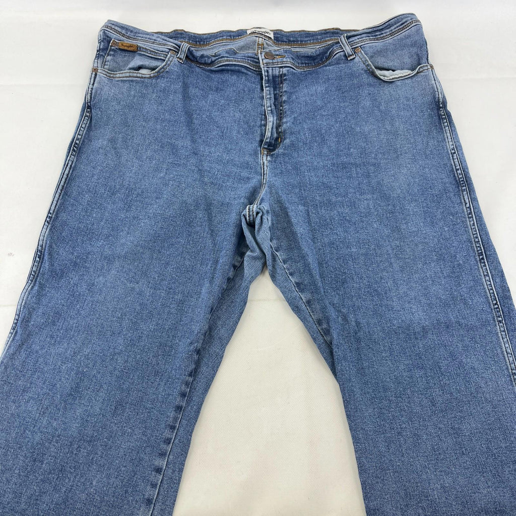 Wrangler Texas Straight Leg Jeans in Blue - Men's W50" L32"