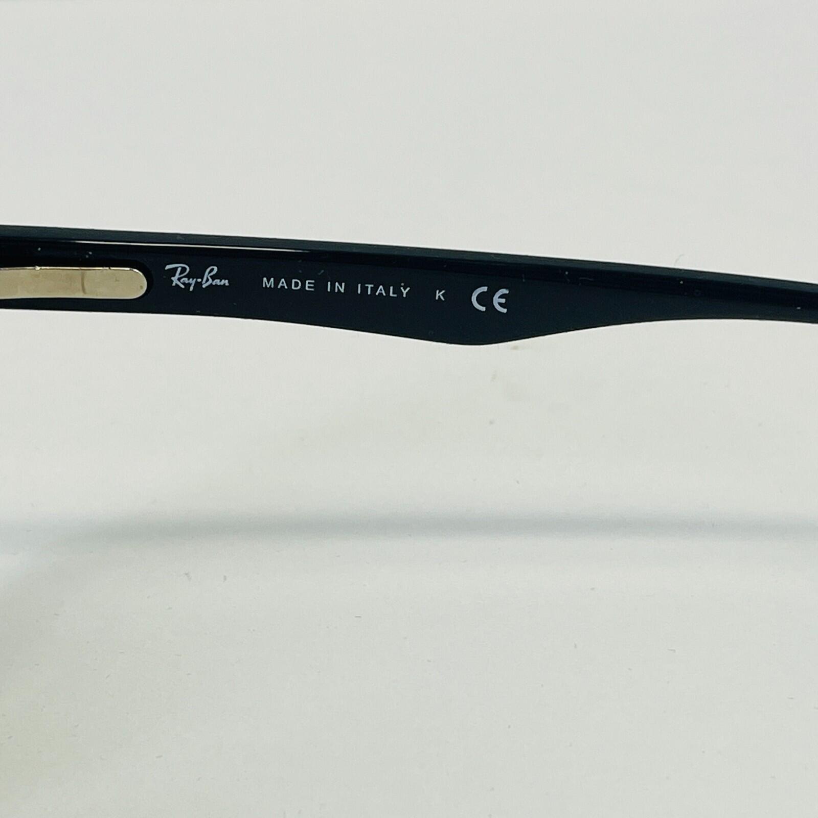 Ray-Ban Sunglasses RB4140 601 49-20 145 3N Black w/ Green 49mm Lenses - New