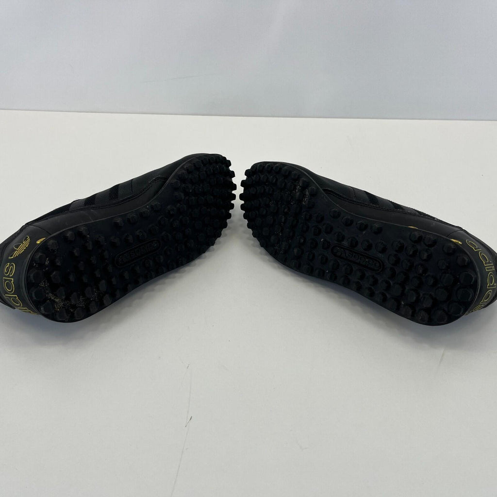 Adidas LA Trainer II Trainers in Black & Gold UK 7 / EU 40 2/3