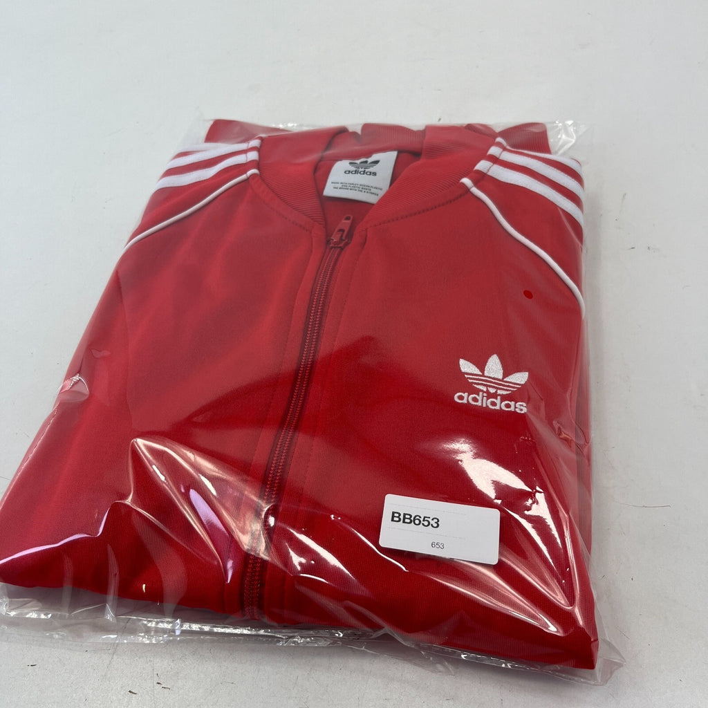 Retro 2022 Adidas Originals Firebird Track Top in Red size Large