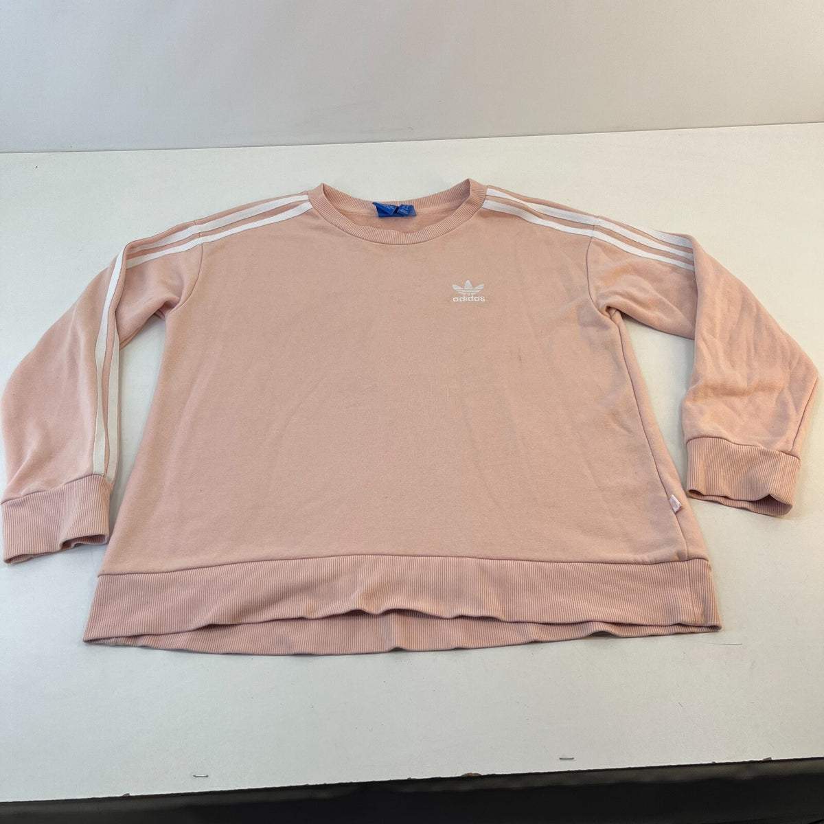 Adidas Crew Neck After Class Sweatshirt in Pink Long Sleeve Size 8 Oversized
