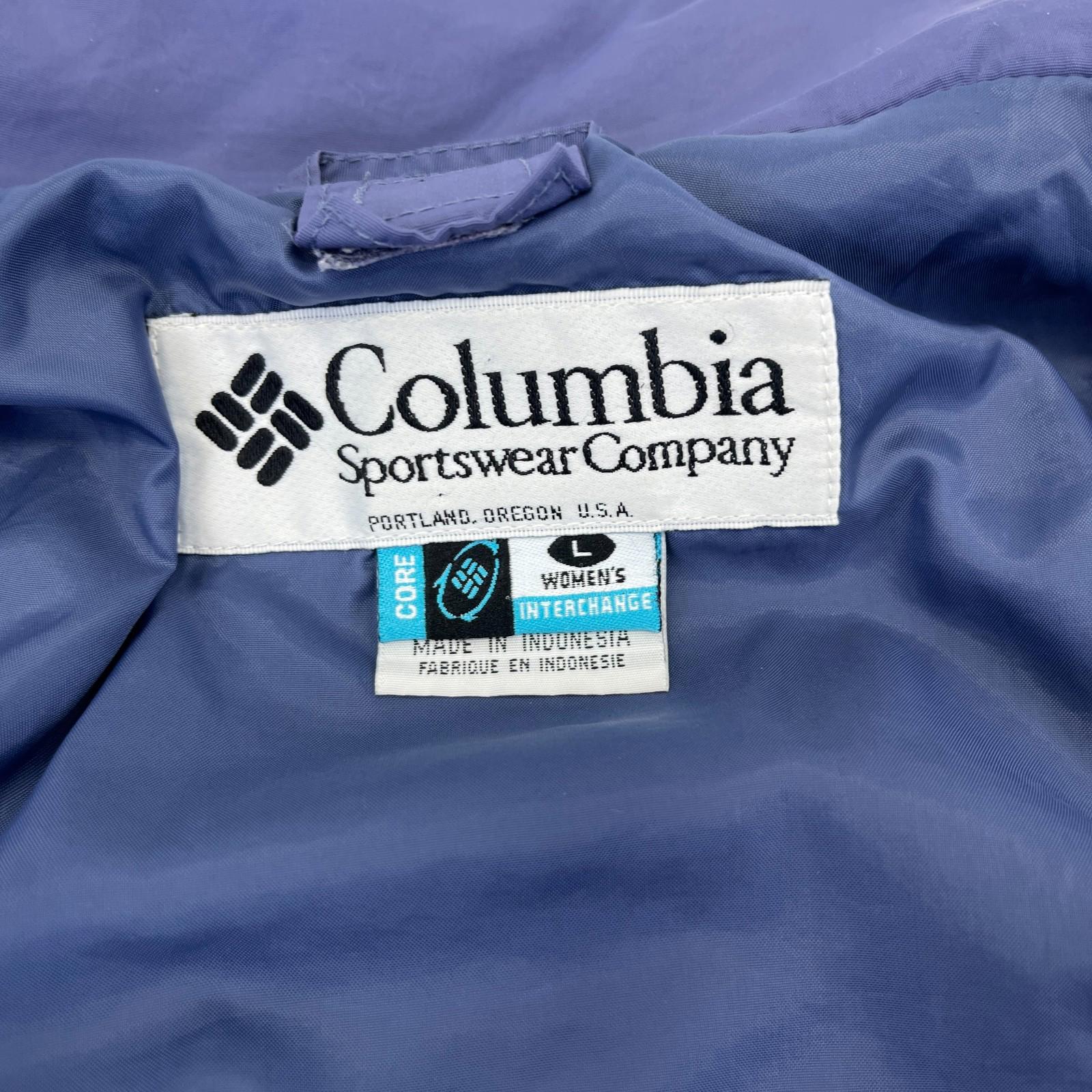 Columbia Women’s Core Waterproof Jacket size Large in 2 Tone Blue