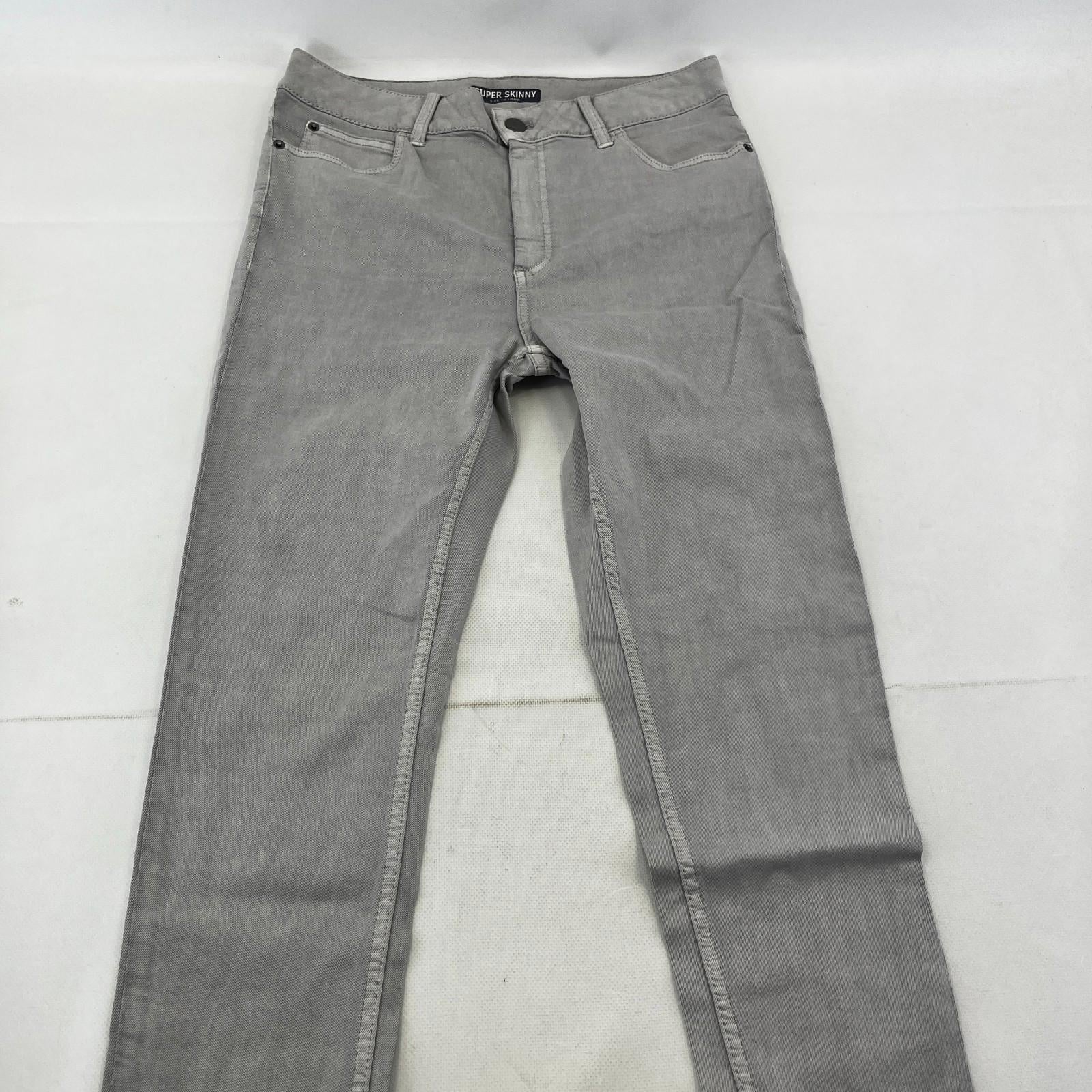 Marks & Spencer Light Grey Super Skinny Jeans - UK size 10L - BNWOT