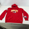 NFL Kansas City Chiefs Red Hoodie Pullover Jumper size Large - New - See Details
