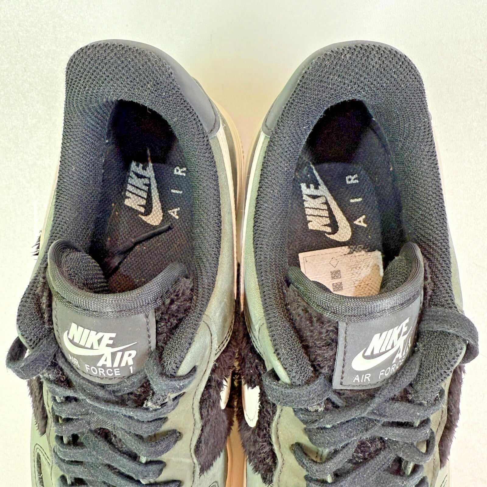 Nike Air Force 1 Low MEM 4 Grey & Black Fur/Bone - UK 6.5 EU 40.5 - DO6714-001