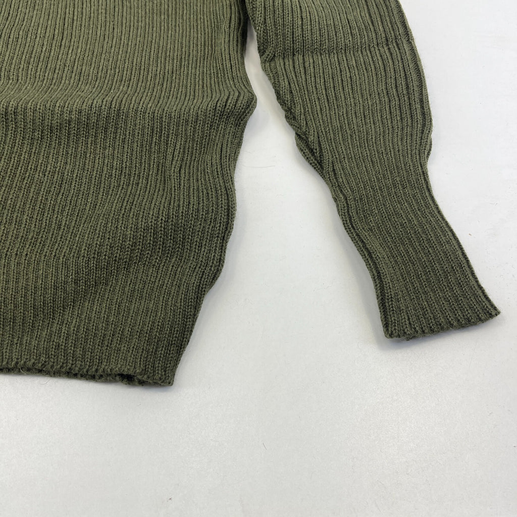 British Army Jersey Men's Heavy Olive Round Neck Jumper Jersey size 118cm