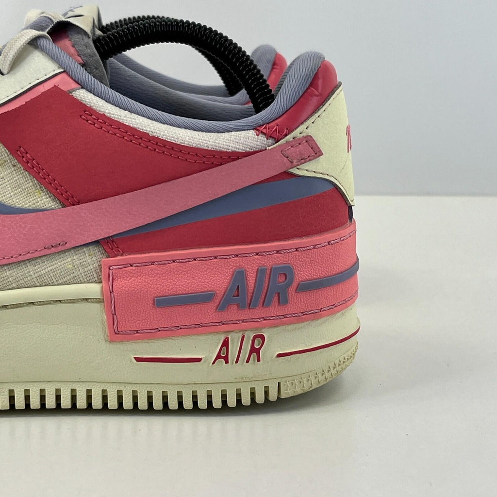 Nike Air Force 1 White Pink Purple Womens UK 8 Trainers AF1 DV7449-101