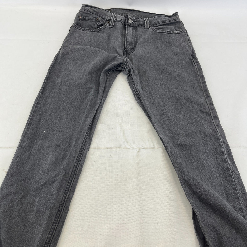 Levis 512 Mens Jeans Black W30" L30" Slim Fit Tapered Stretch Denim