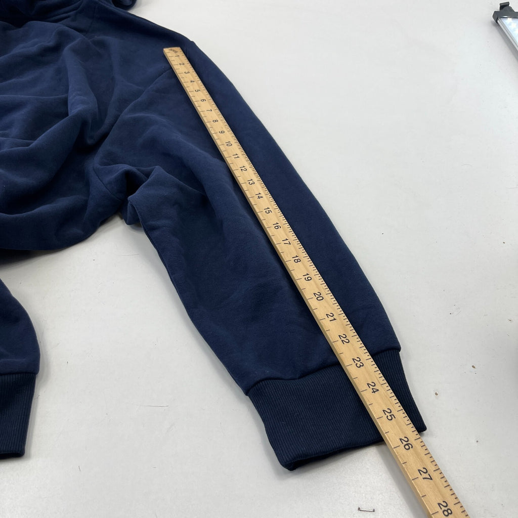 Jack & Jones Navy Logo Pullover Hooded Hoodie with Pockets Men's size 8XL
