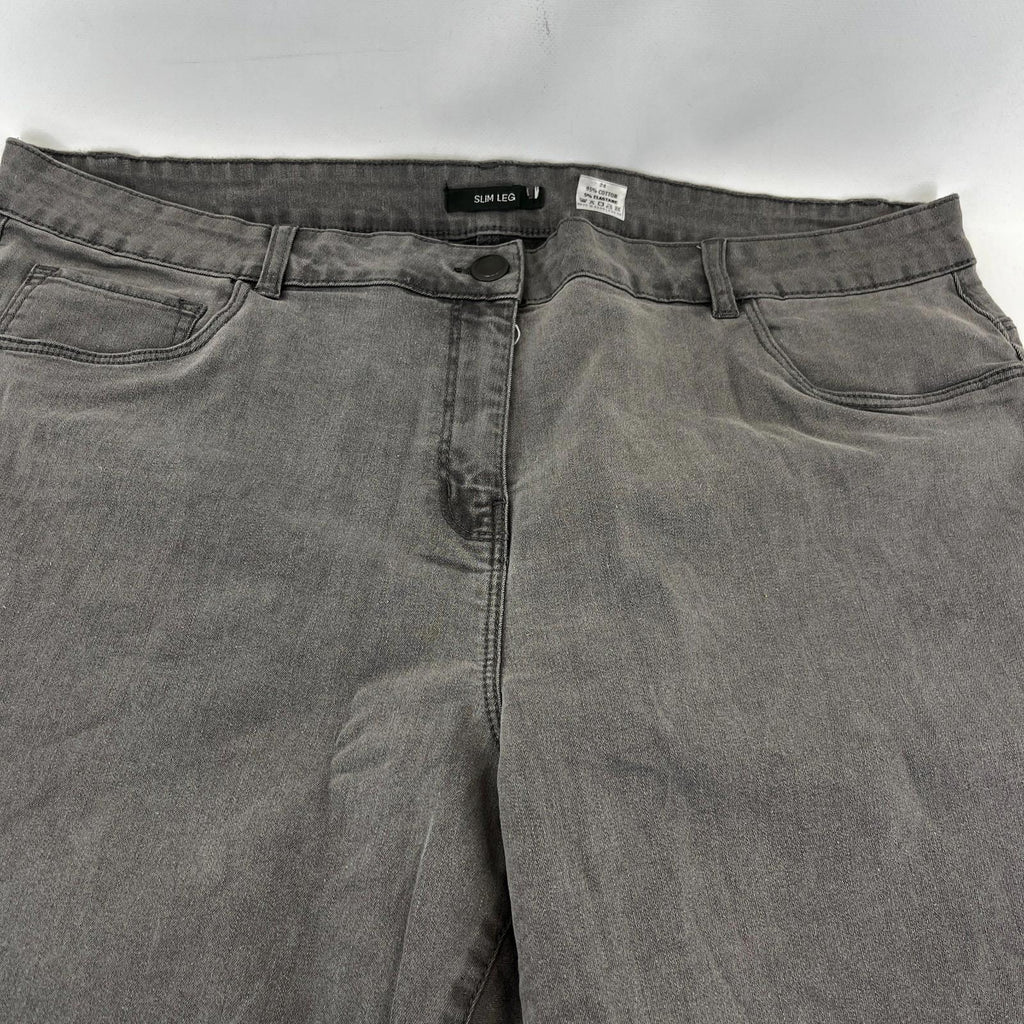 Marks & Spencer Grey Slim Leg Jeans - UK size 24 - BNWOT
