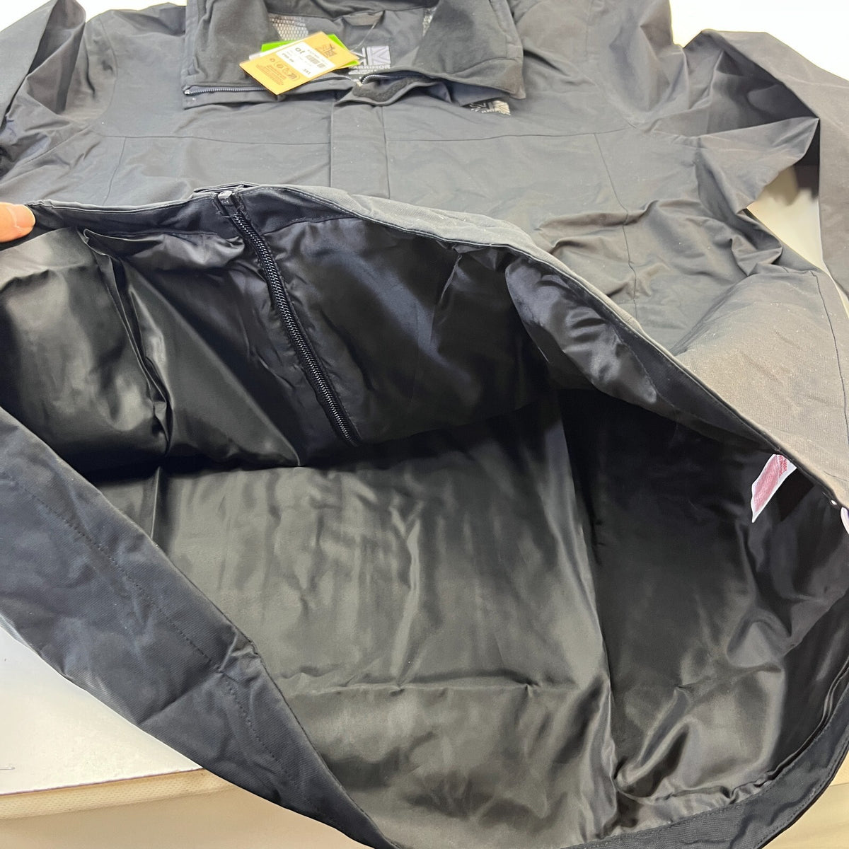 Karrimor Urban Men’s Black Waterproof Hooded Breathable Rain Jacket size 3XL