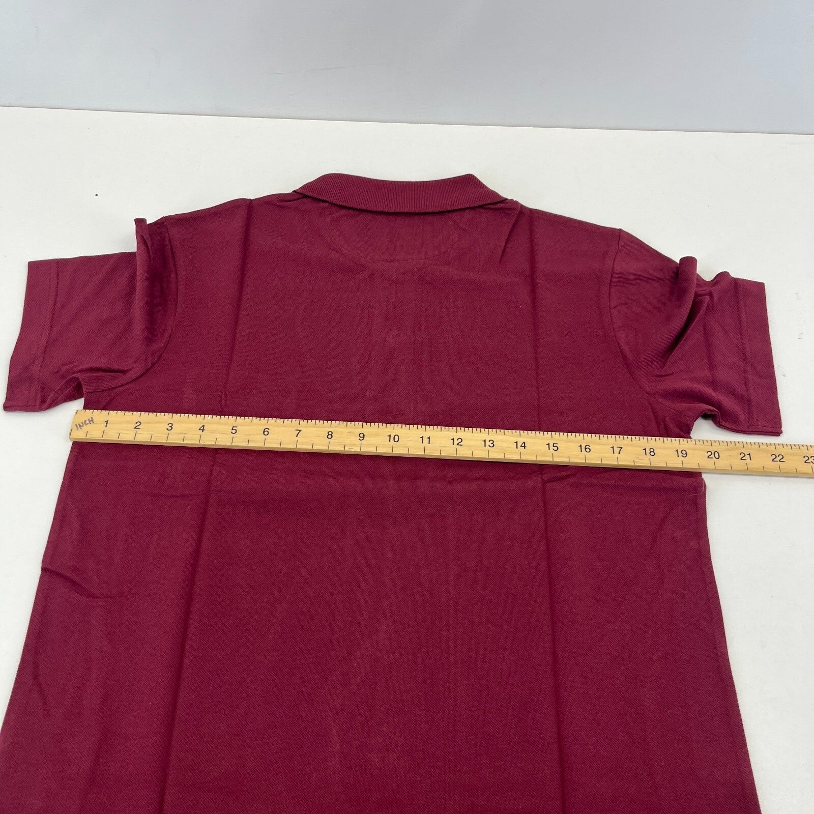 Genuine Jaguar Mens Core Polo Shirt in Maroon Burgundy Red size Small