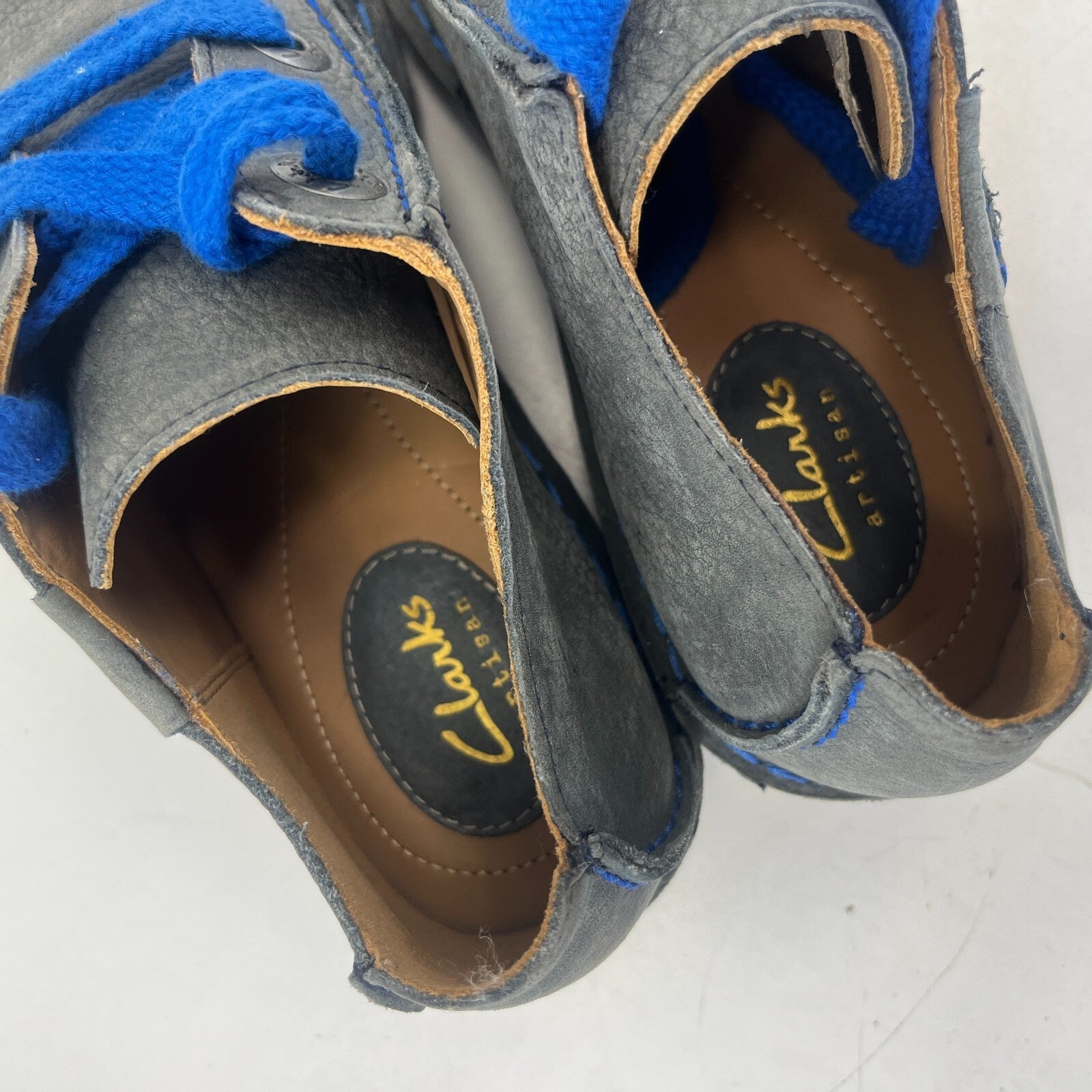 Clarks Artisan Leather Shoes Dark Grey size UK 5.5 EU 39 Women's Pastie Pasty