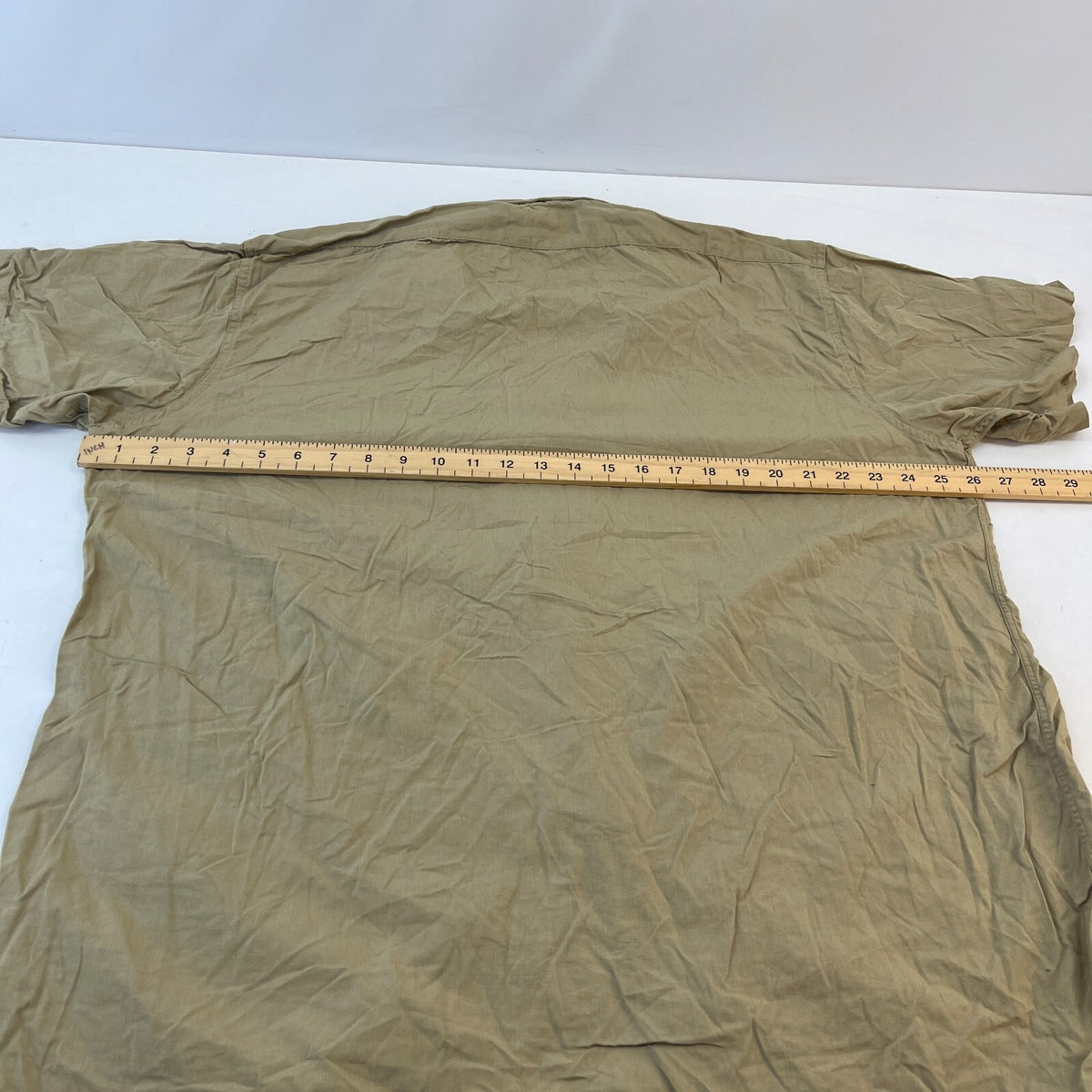 Vintage Elbeco USMC Marines Workwear Twill Shirt Short Sleeve US Military XL