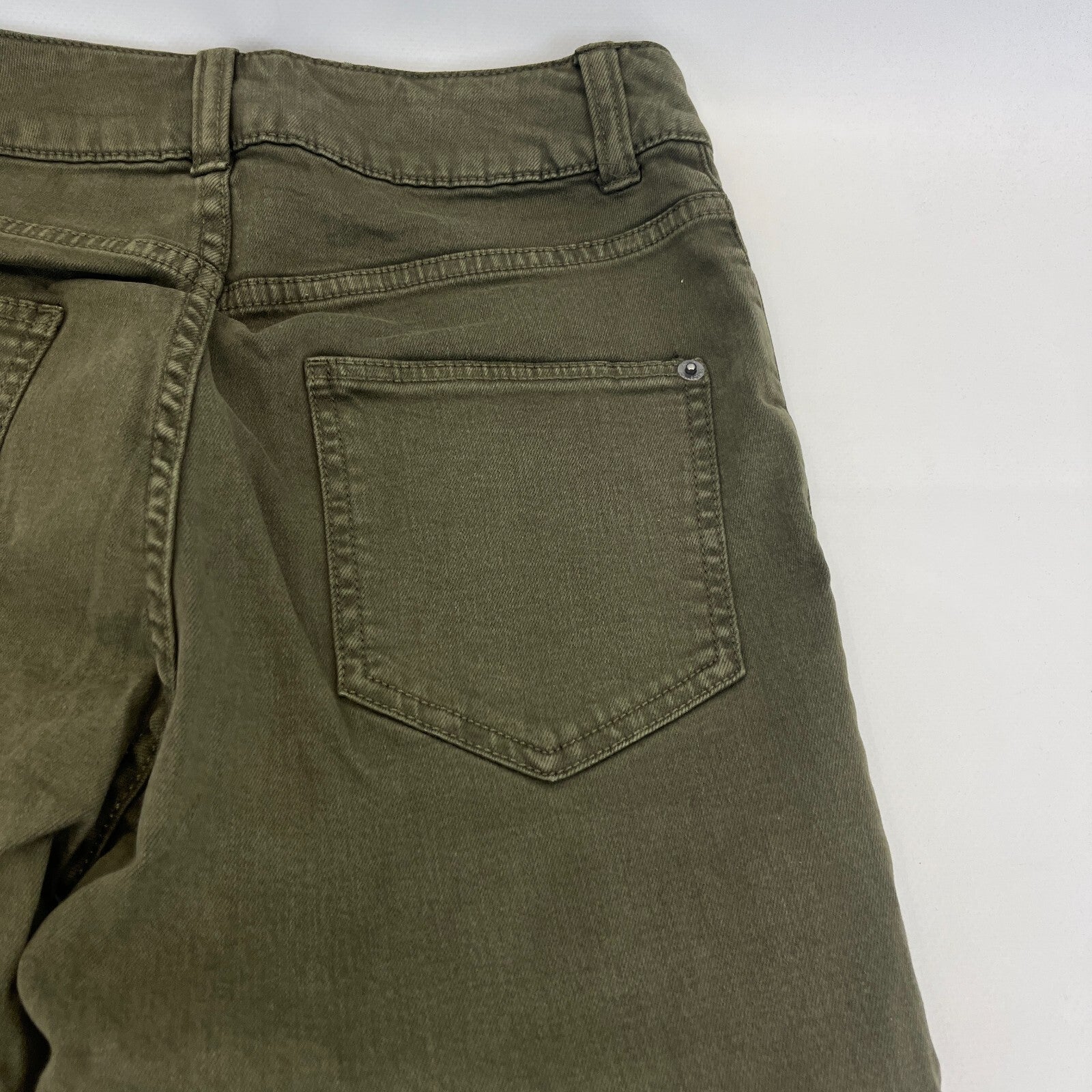 Marks & Spencer Khaki Green Super Skinny Jeans UK Women's size 10L - NWOT