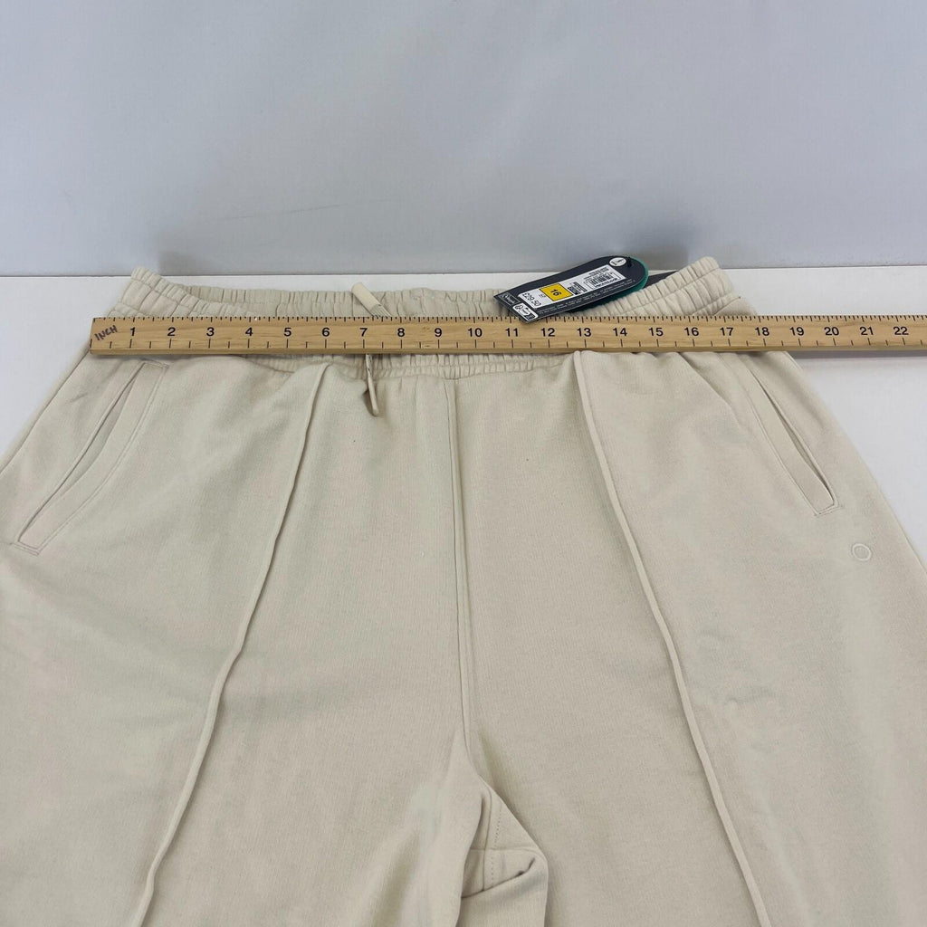 M&S Ladies Goodmove Parachute Joggers Cuffed Trousers Pants Cream UK size 16 New