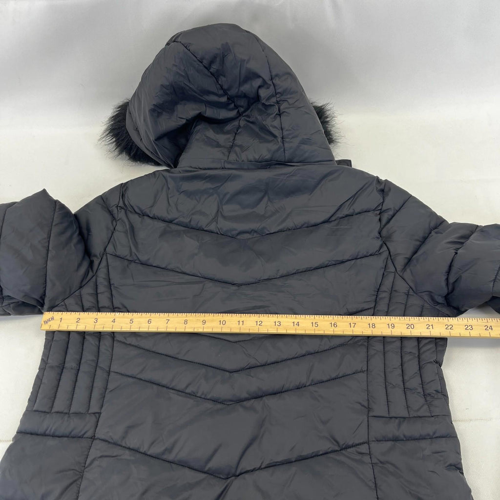 Superdry Original Fuji Puffer Jacket Women's Black Hooded UK size 18