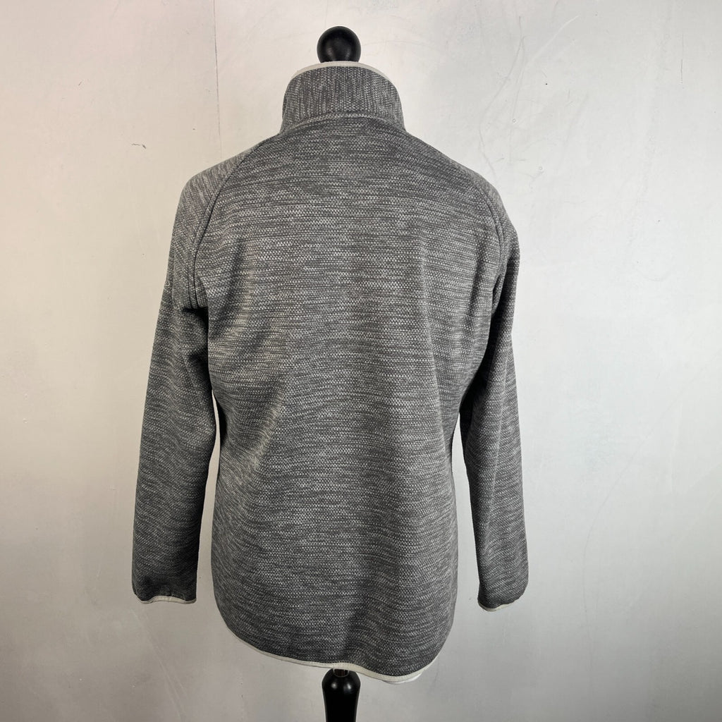 Craghoppers Womens Hybrid Fleece Jacket Grey Padded Quilted Size UK 18 - EU 44