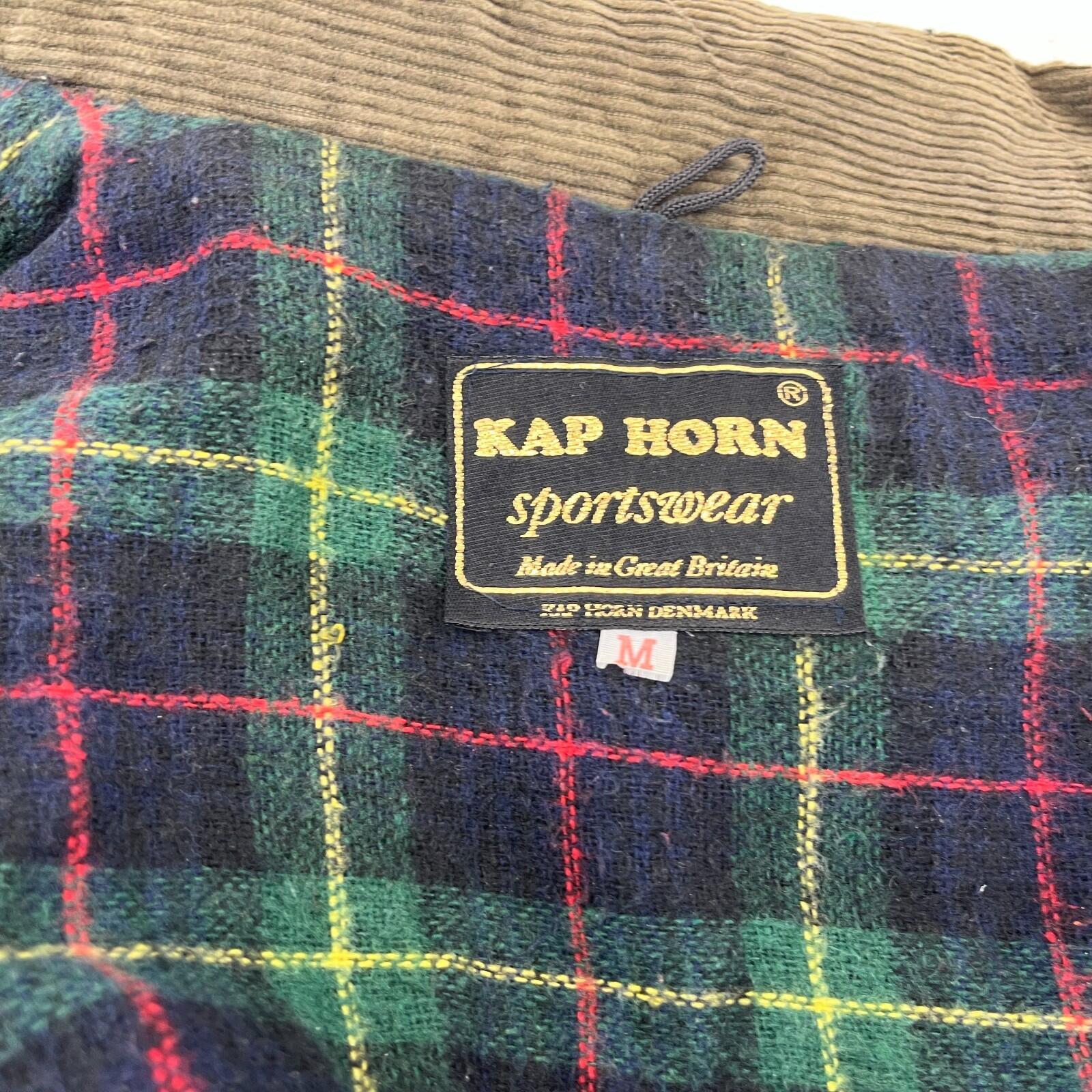 Kap Horn Outdoor Wax Jacket Men's size M Green Country Coat Made in England
