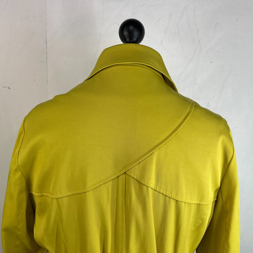 F&F Belted Trench Coat in Mustard Yellow Women's size 20 - VGC