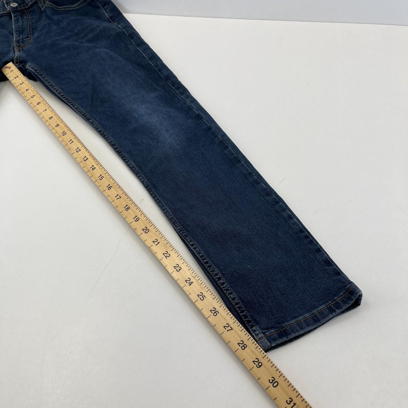 Levis 512 Slim Jeans W30" *L29" Men Blue Stretch Red Tab Zip Fly