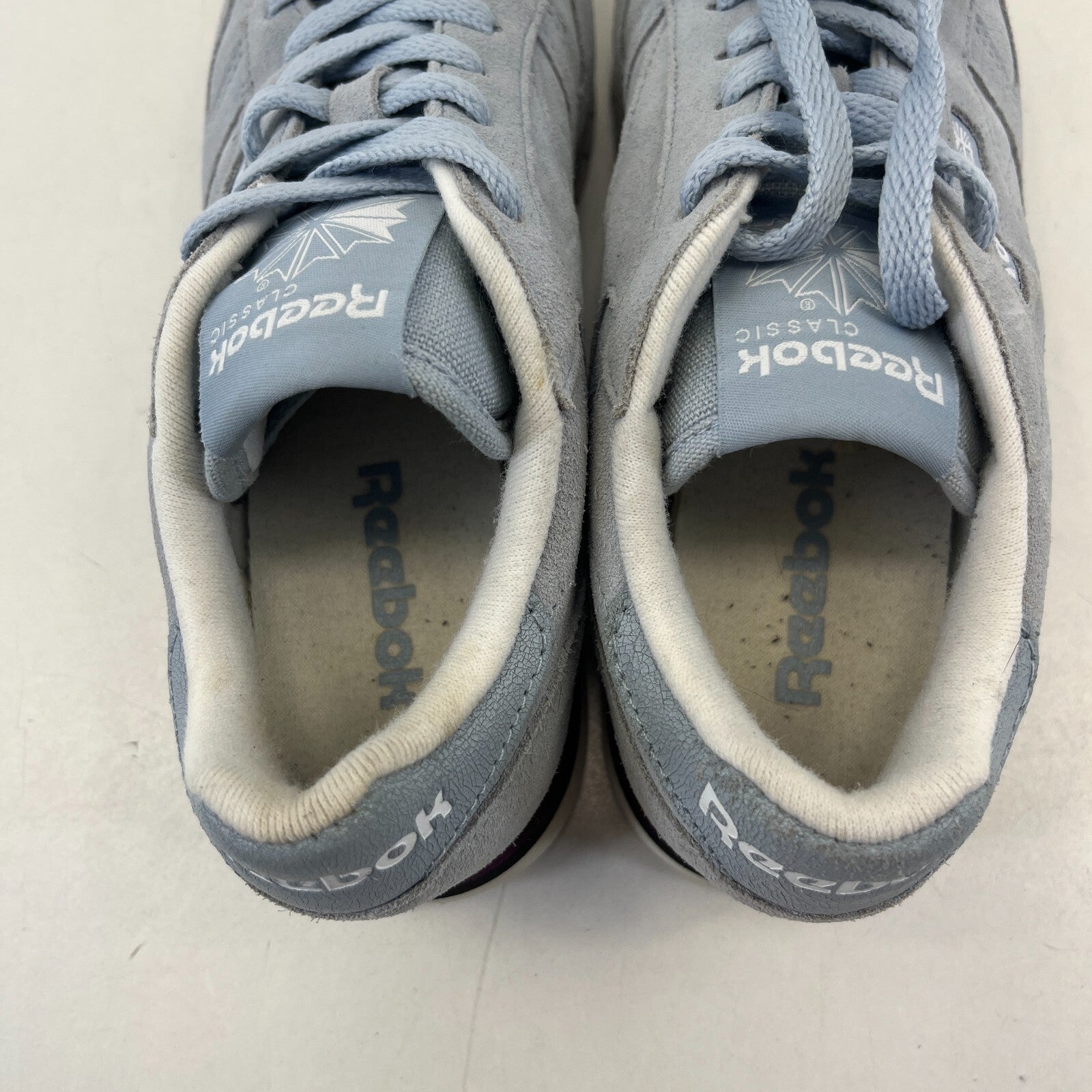 Reebok Classic Women's Trainers Grey Suede Leather Lace Up size UK 4.5 EU 37.5