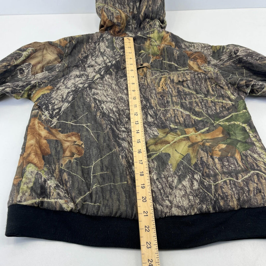Mossy Oak Cargo Hunting Jacket Youth size 20/22 (10-12yrs) Real Tree Leaf Camo