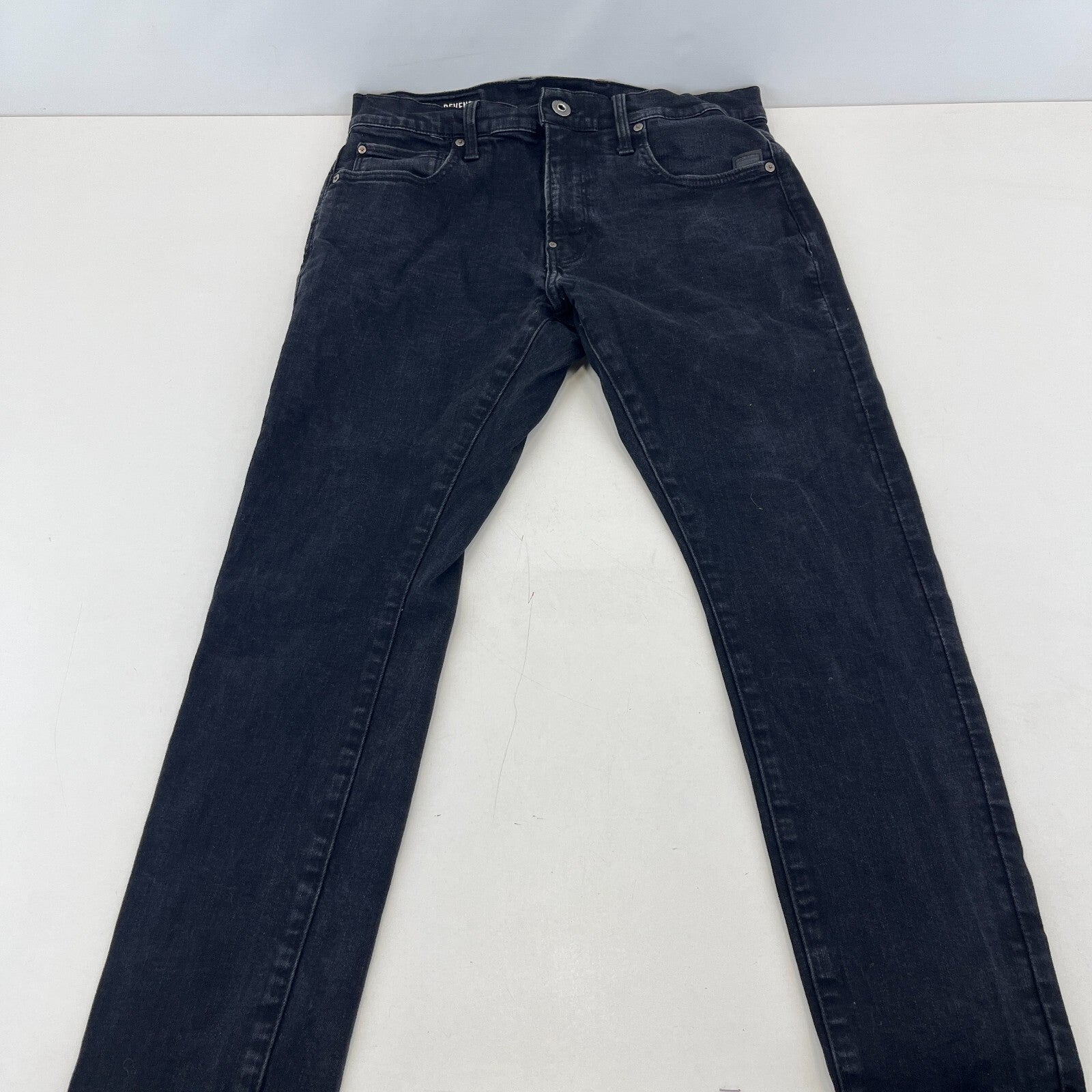 Men’s G-Star Raw Revend Skinny Dark Black Jeans W32" L30"