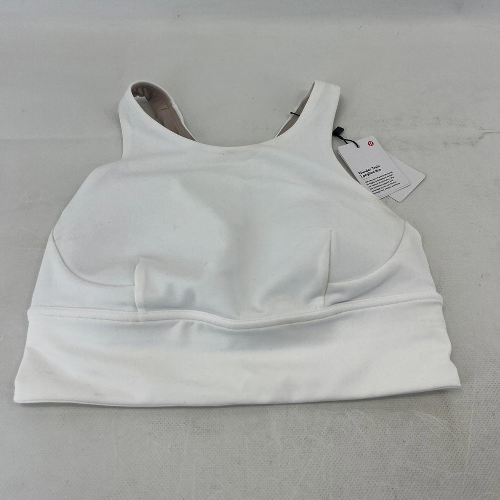 Lululemon Wunder Train Long-Line Bra in White size US 6 UK 10
