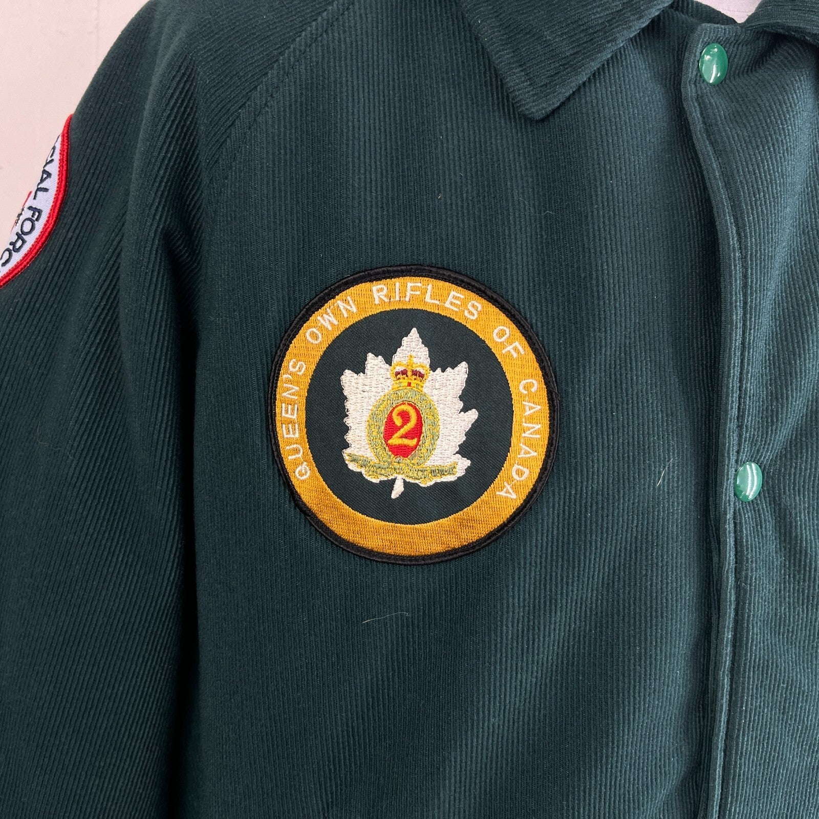 Canada Sportswear Varsity Jacket w/ Queen's Own Rifles & Korea Veteran Badge 2XL