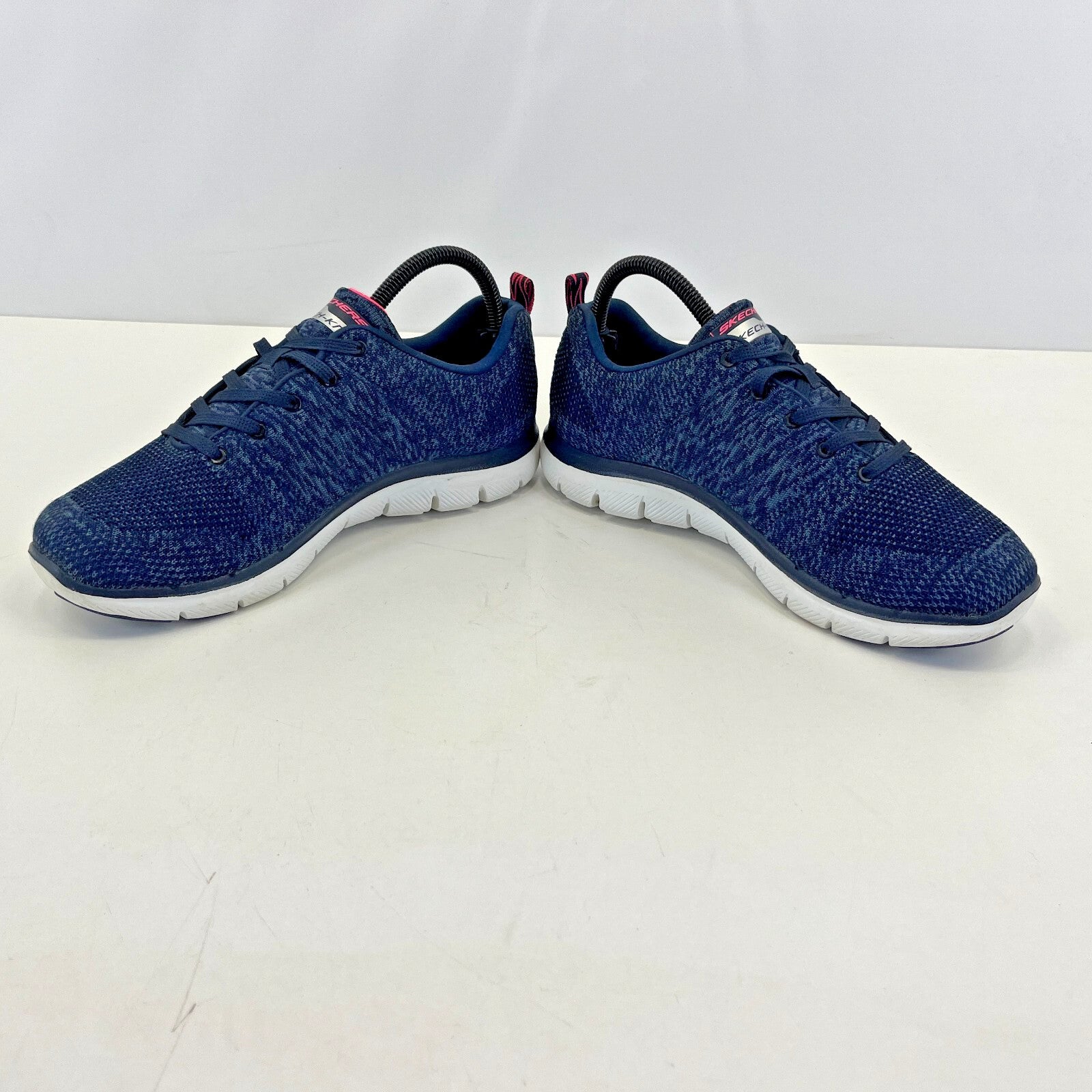 Skechers Dual Lite Trainers Air Cooled Memory Foam Grey & Pink size UK 5 - EU 38