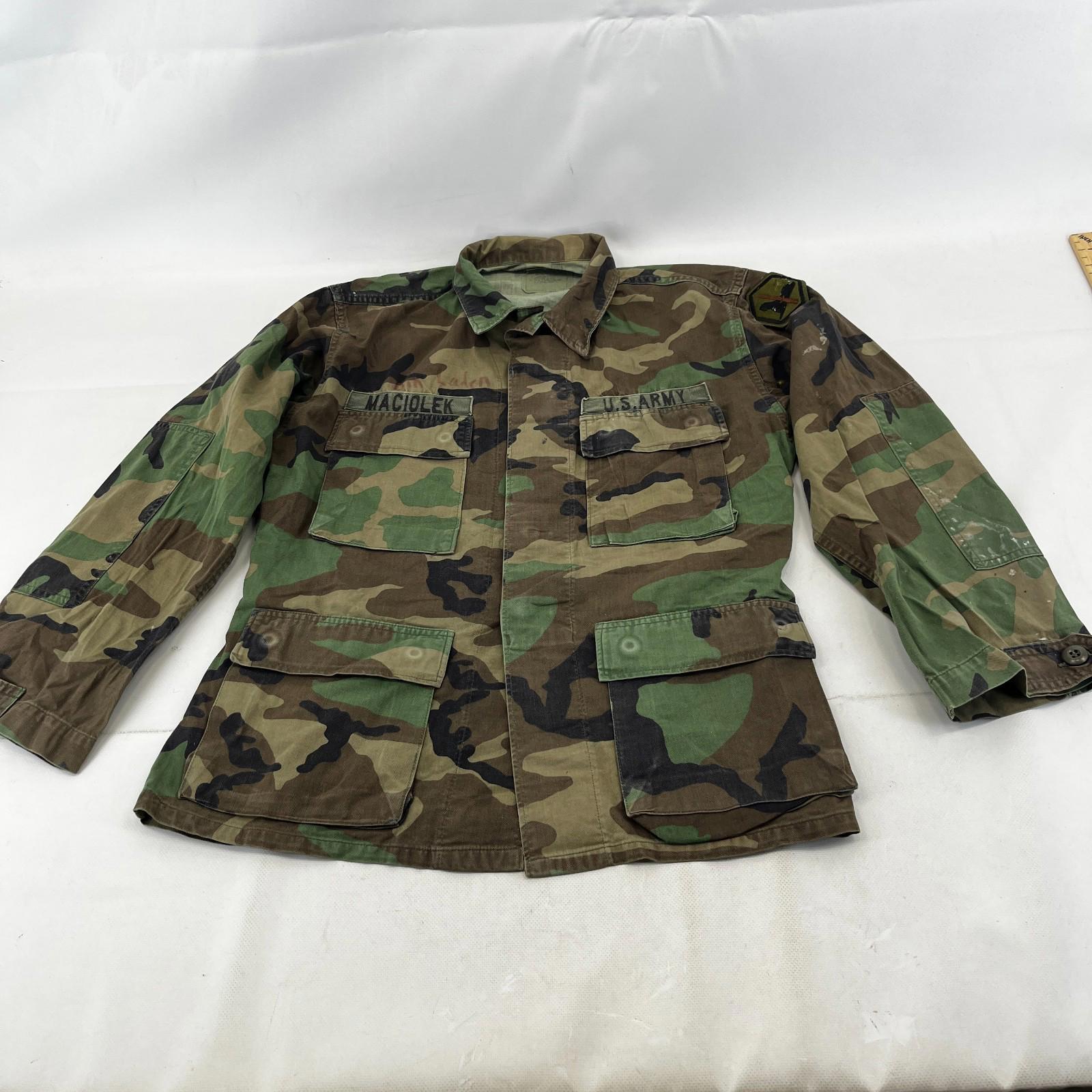 US Army Combat Jacket Woodland Camo size M