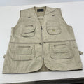 Vintage Utility Vest Cargo Tactical Techwear Khaki Beige Men’s size 2XL