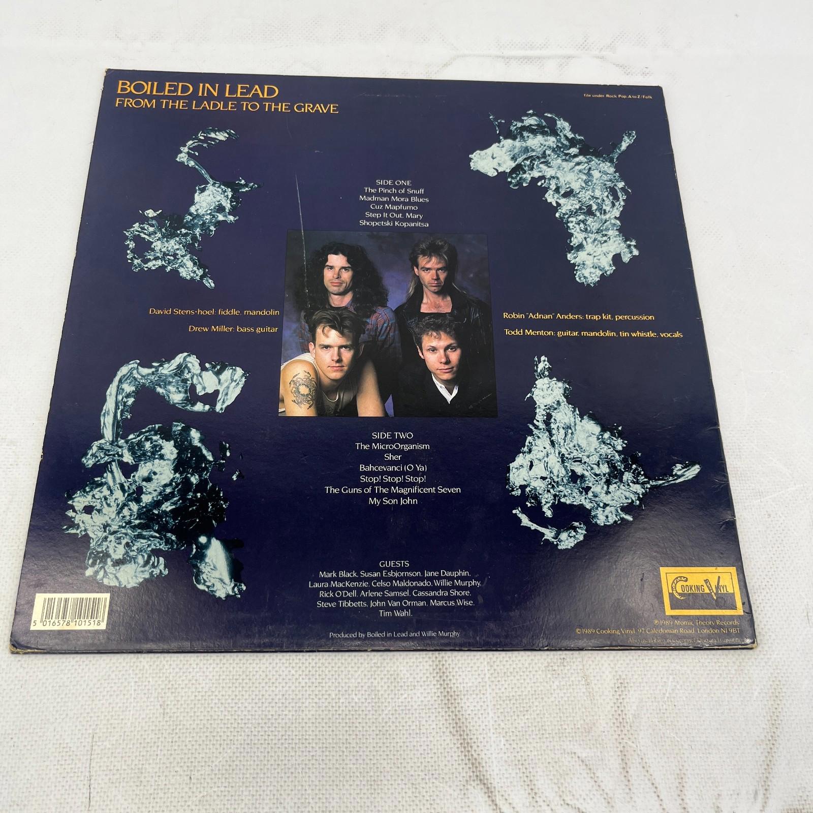 Boiled in Lead Ladle to The Grave 12" Vinyl LP 1989 Atomic Theory Records