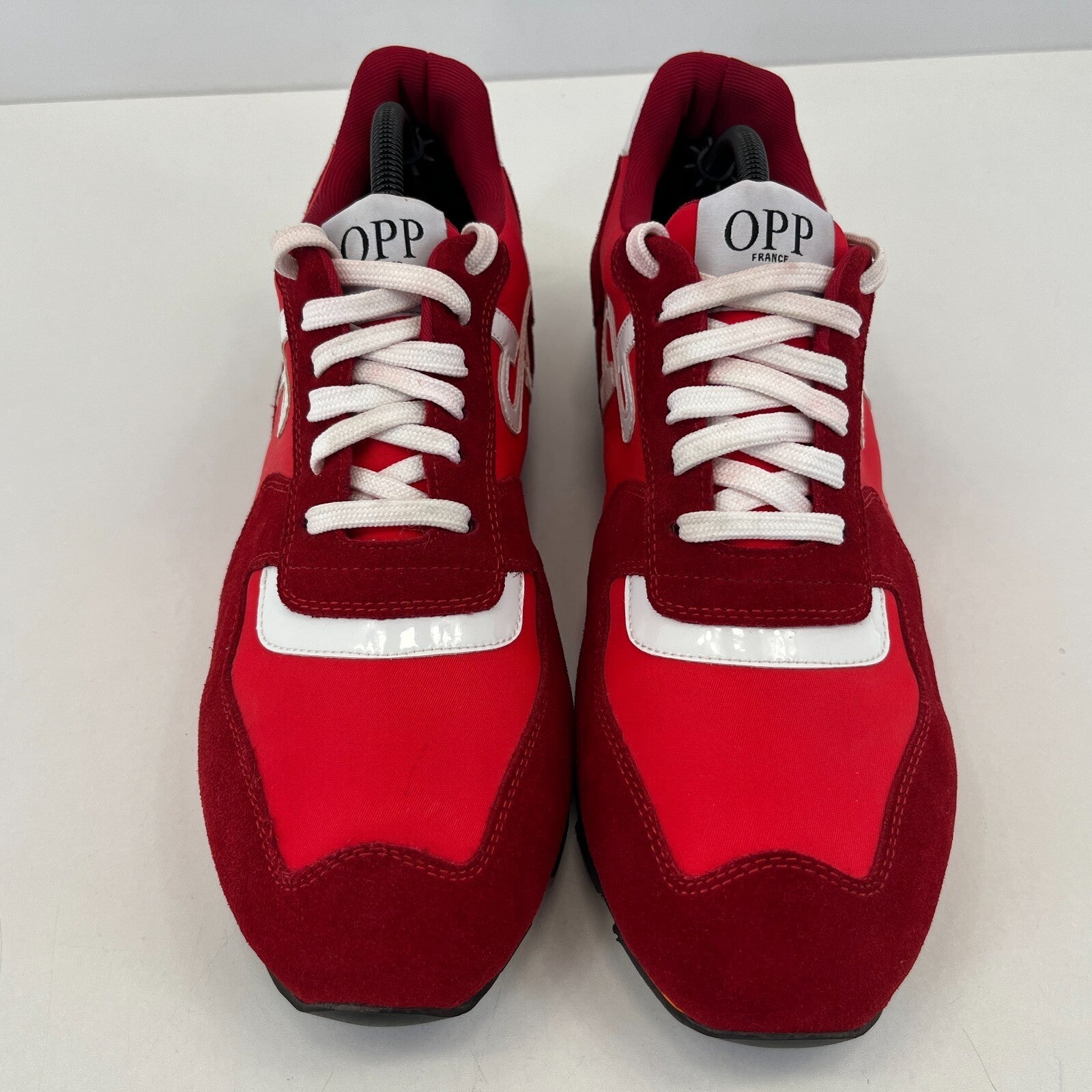 OPP France Men's Trainers in Red UK size 8.5 - Near Mint
