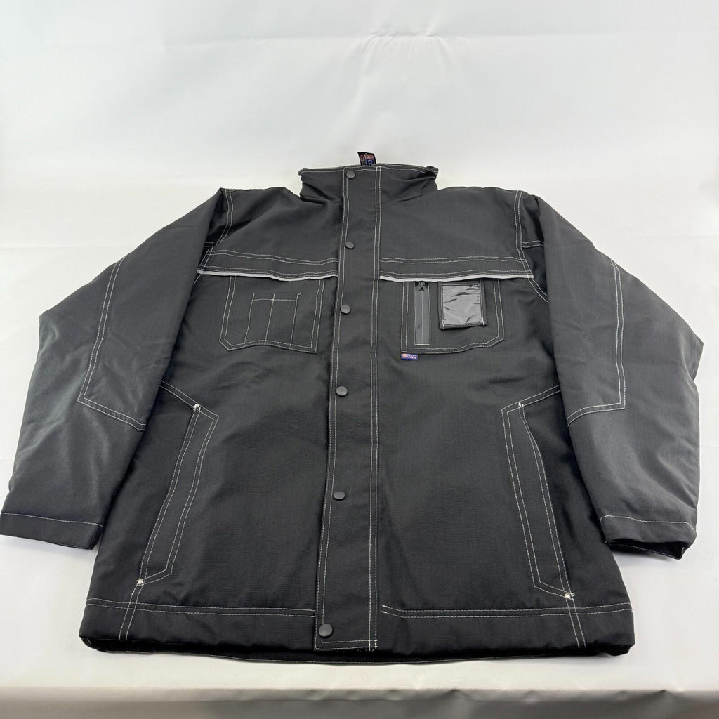 Beeswift Click Waterproof Padded Jacket Quilted Safety Coat size M Stow Hood