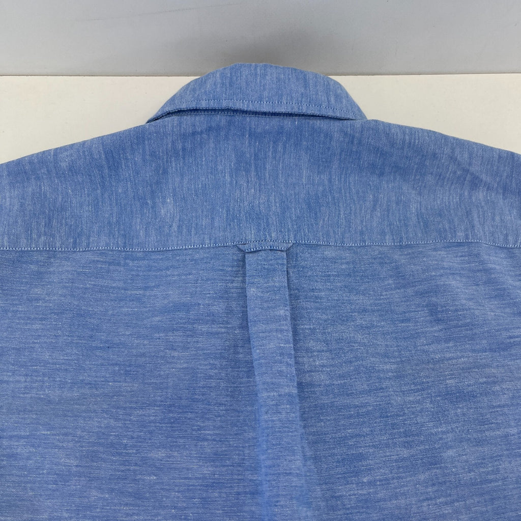 Hugo Boss Dress Shirt 100% Cotton Denim size Medium Slim Fit