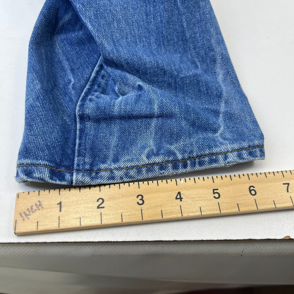 G Star Raw Originals Jeans Mens W32" L32" Blue Tapered Twisted Zip Fly Denim