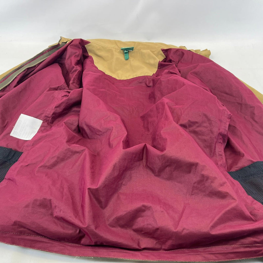 Brasher Women's Waterproof Parka Jacket with Stow Hood Khaki Green size Large