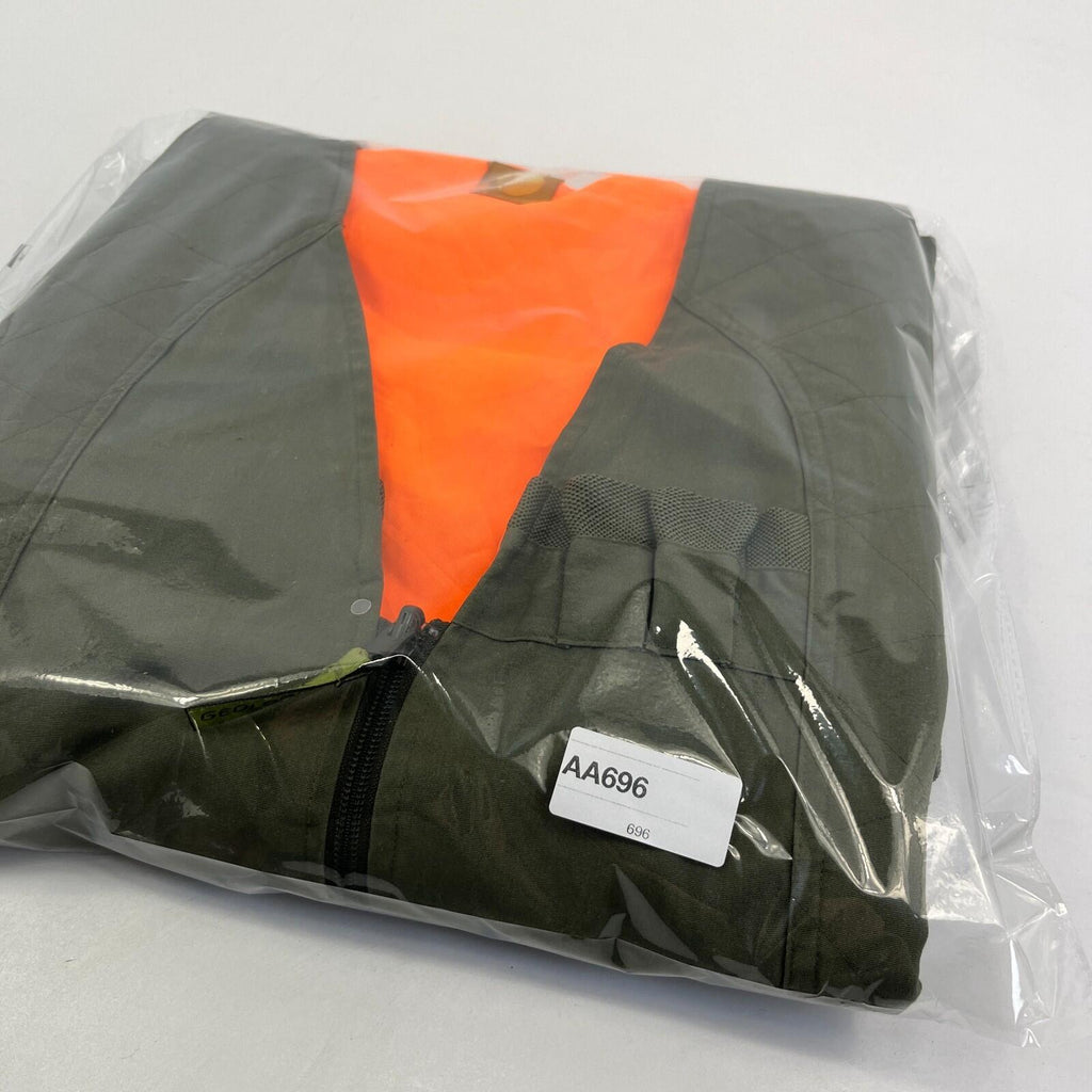 Geo Logic Men's Reversible Green/Orange Shooting Vest Gilet Body Warmer size 3XL