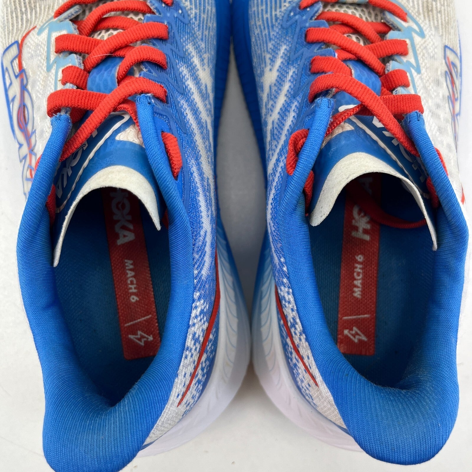 Hoka Mach 6 Running Trainers Blue/White Women's size UK 5.5 EU 38 2/3