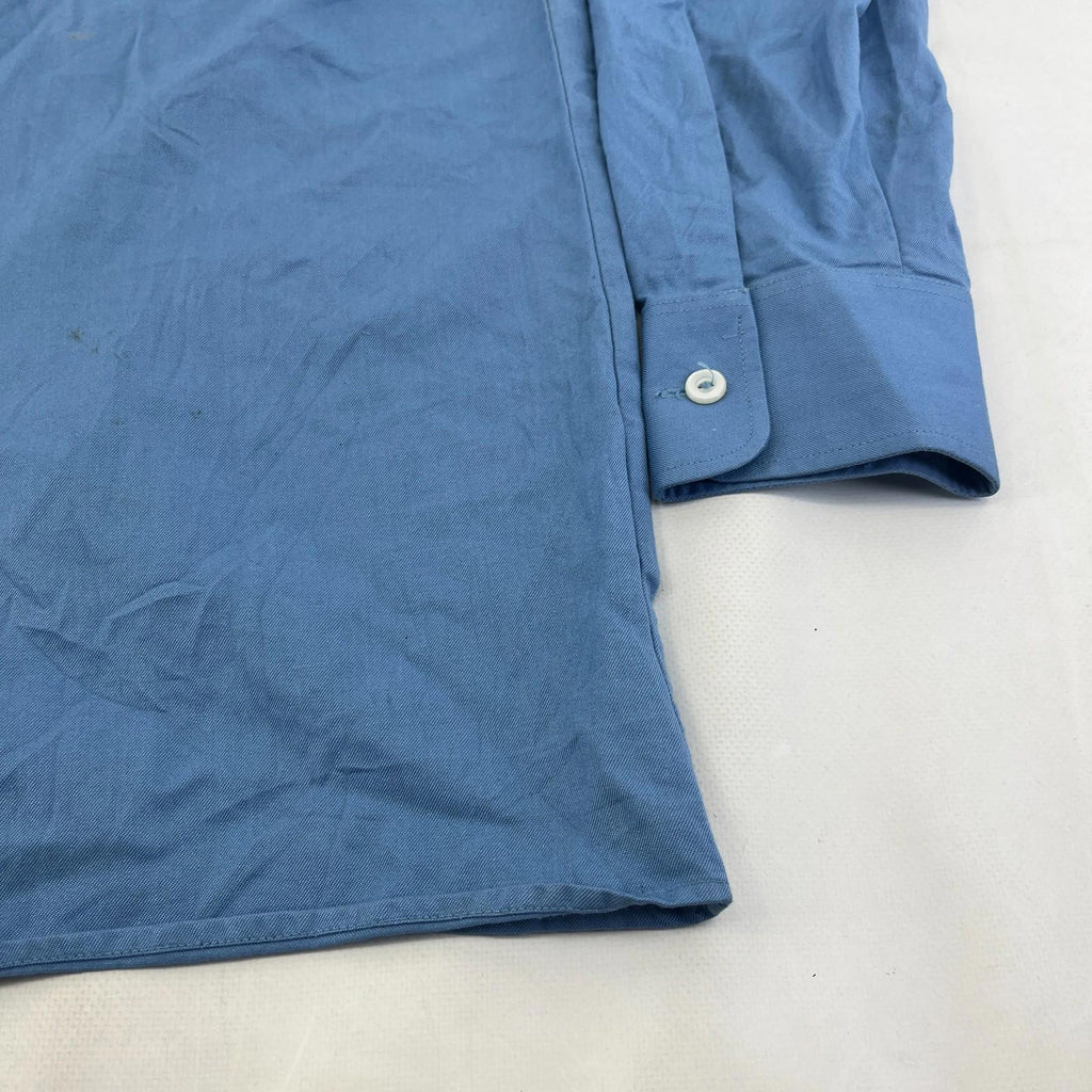 German Military Navy Men's Shirt Light Blue Long Sleeve size 41/42