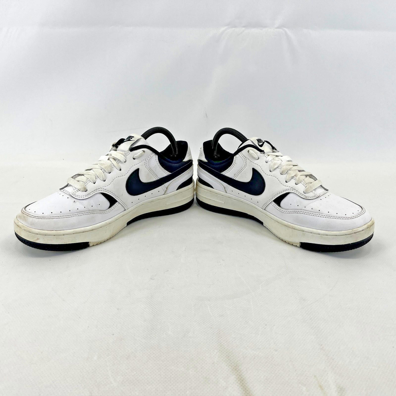 Nike Gamma Force Women’s Leather Trainers Shoes White/Black size UK 5.5 EU 39