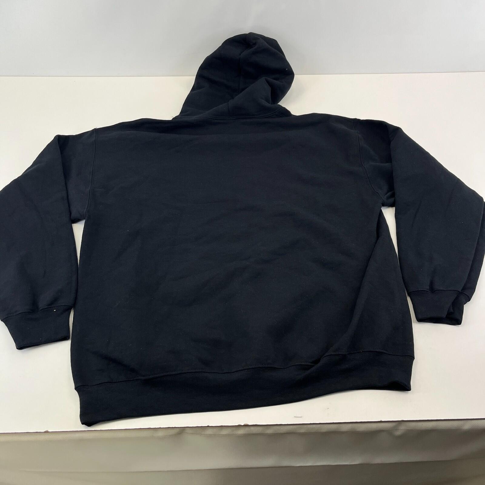 The Hives Men's Black Hoodie with Kangaroo Pocket size Large