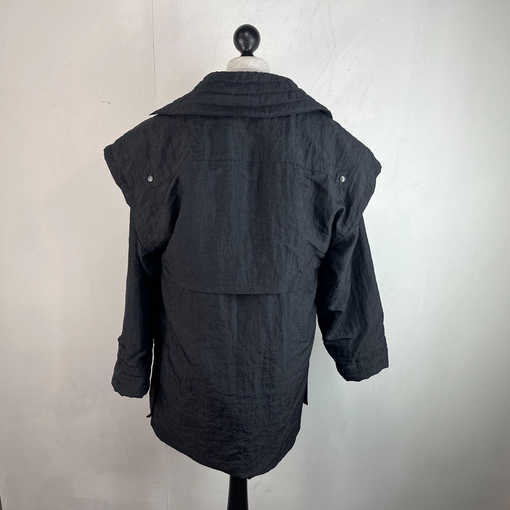 Genuine Macintosh Women's Insulated Mac Rain Trench Coat in Black UK size 12