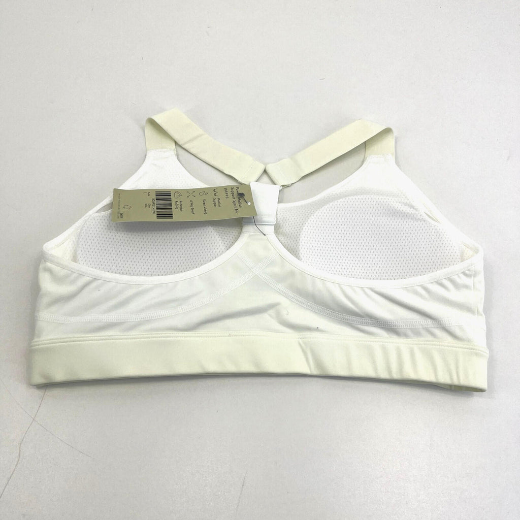 Sweaty Betty Power Medium Support Sports Bra in Ivory White size Large