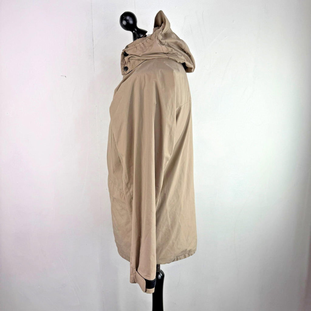 Rohan Atlas Jacket Khaki Beige Brown size S Waterproof + Removable Hood