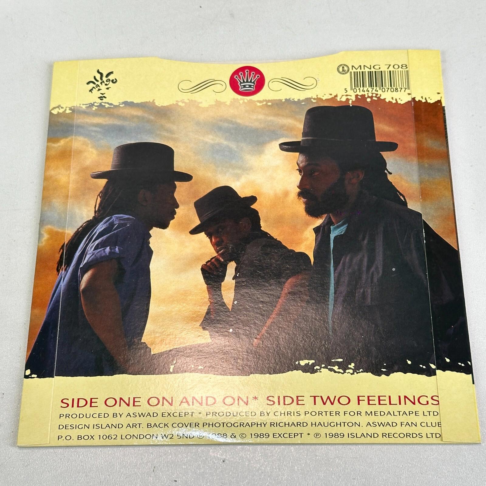 Aswad On & On - Feelings Limited Edition Box Set 7" Vinyl Single Complete NM/VG